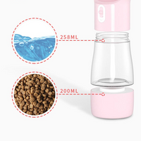 Pink Food Grade Portable Dog Water Dispenser
