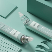2 in 1 Green Electric Baby Nasal Aspirator
