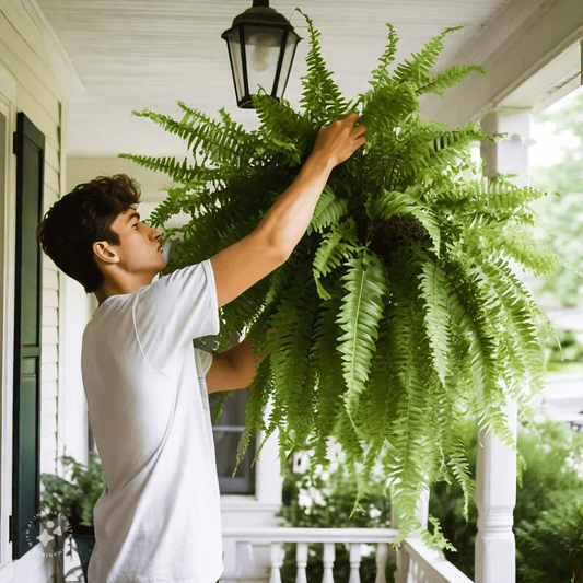 UV Resistant Artificial Boston Fern - #2025 Realistic Boston Fern