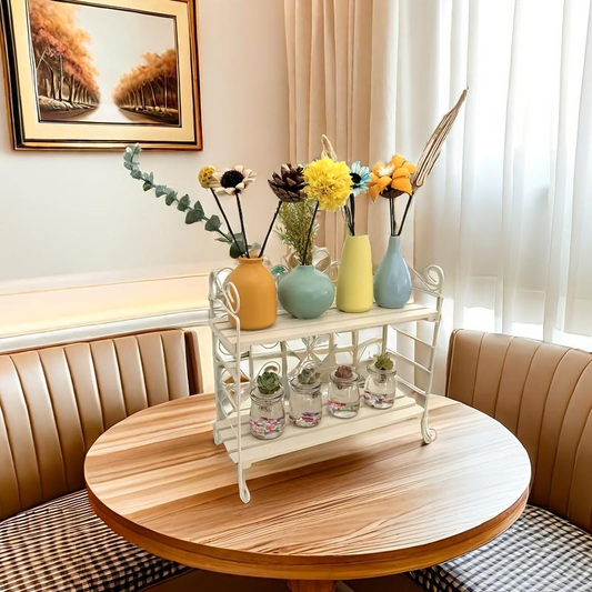 Double-Layer Foldable Storage Rack