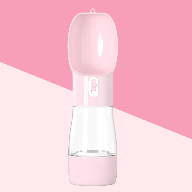 Pink Food Grade Portable Dog Water Dispenser