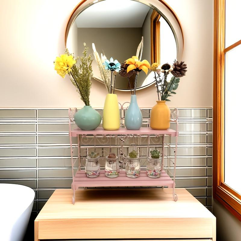 Double-Layer Foldable Storage Rack