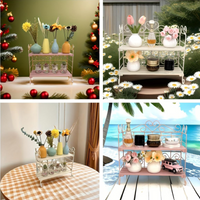 Double-Layer Foldable Storage Rack