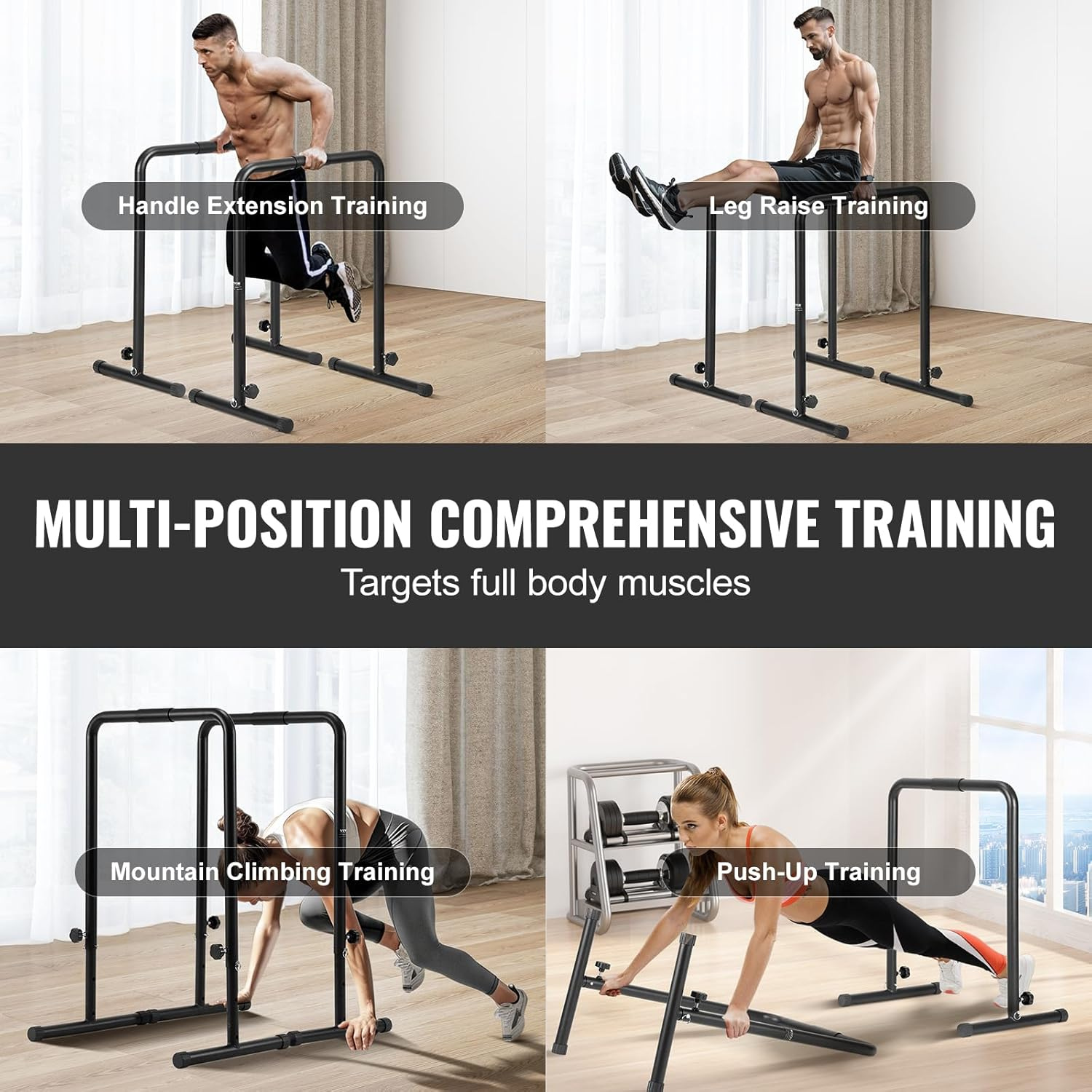 Adjustable Height Pull Up Rod Stand