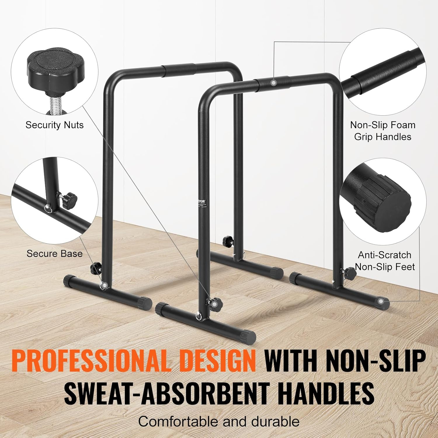 Adjustable Height Pull Up Rod Stand