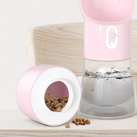 Pink Food Grade Portable Dog Water Dispenser